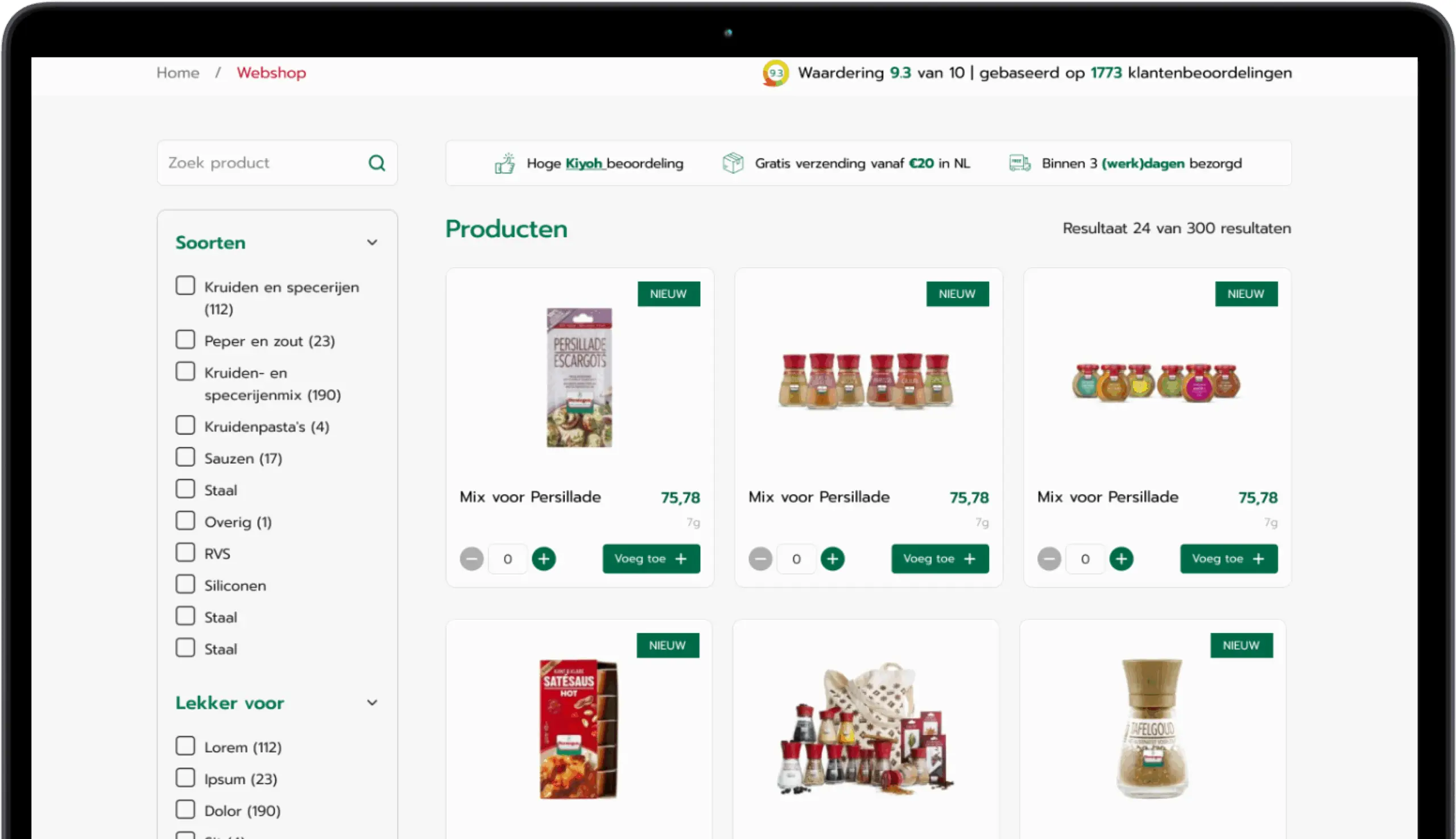 Verstegen Spices & Sauces